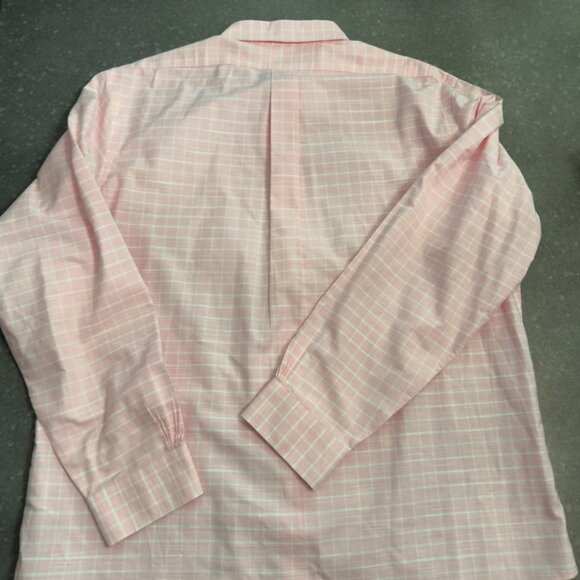 Brooks Brothers Pink Windowpane Check Button-Down Shirt – Size XL - Picture 4 of 14